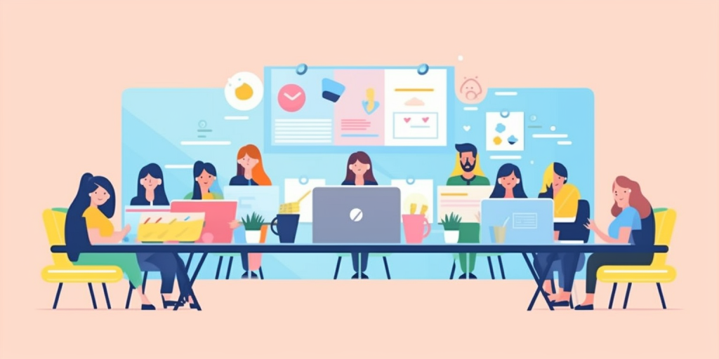 Eventos com ClickUp: Como planejar um evento de conferência virtual